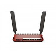 mikrotik l009uigs-2haxd-in router inalámbrico gigabit ethernet banda única (2,4 ghz) rojo