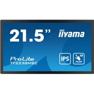 iiyama prolite pizarra de caballete digital 55,9 cm (22") led 600 cd / m² full hd negro pantalla táctil