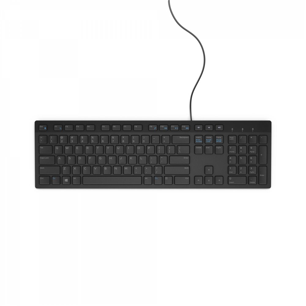 dell kb216 teclado usb qwerty internacional de ee.uu. negro