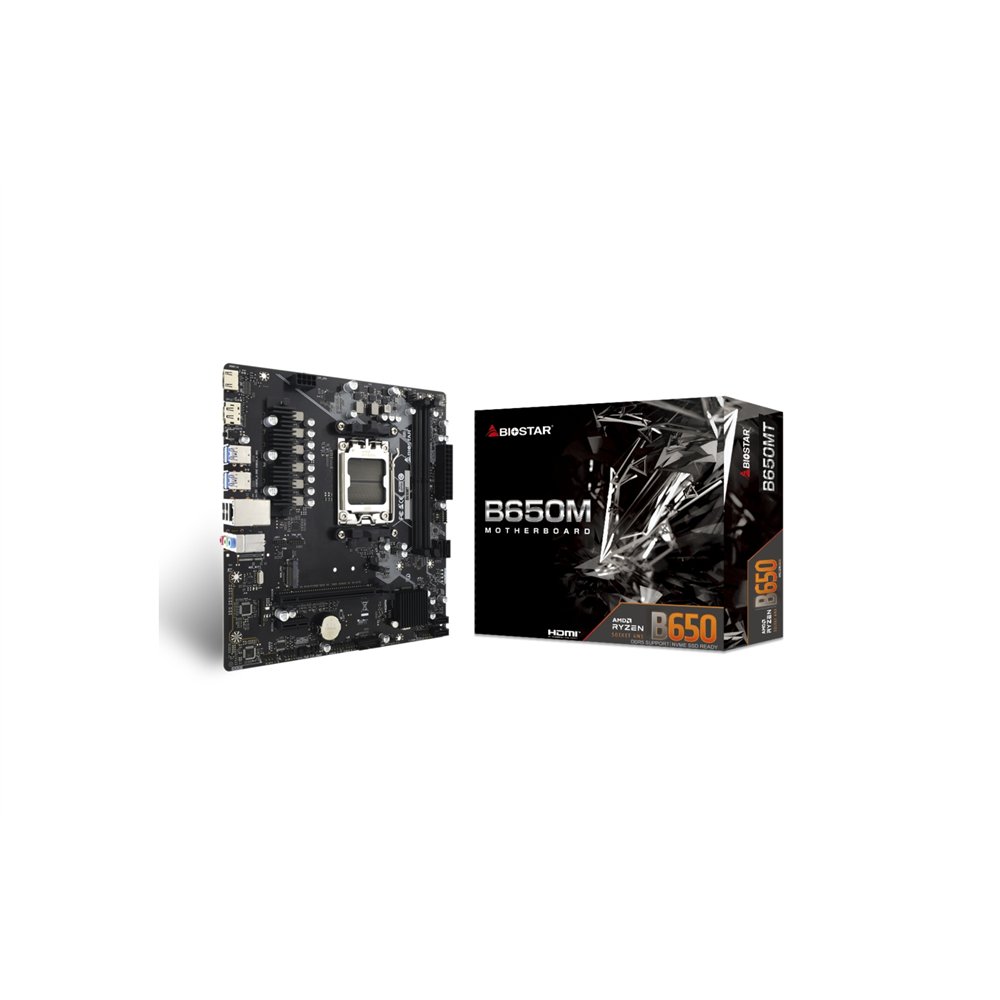 biostar b650mt placa base amd b650 zócalo am5 micro atx