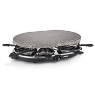 princess 162720 raclette oval stone 8 personas