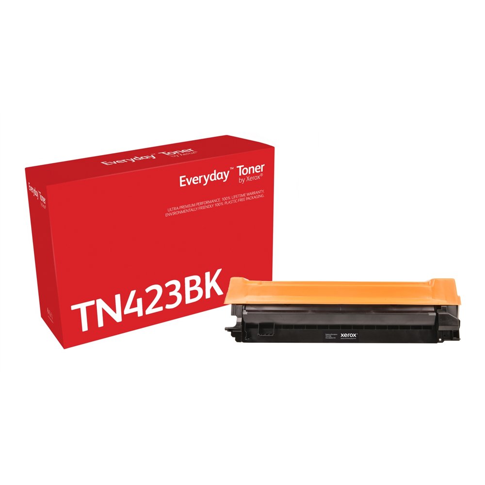 el tóner everyday™ negro de xerox es compatible con brother tn-423bk, capacidad alta