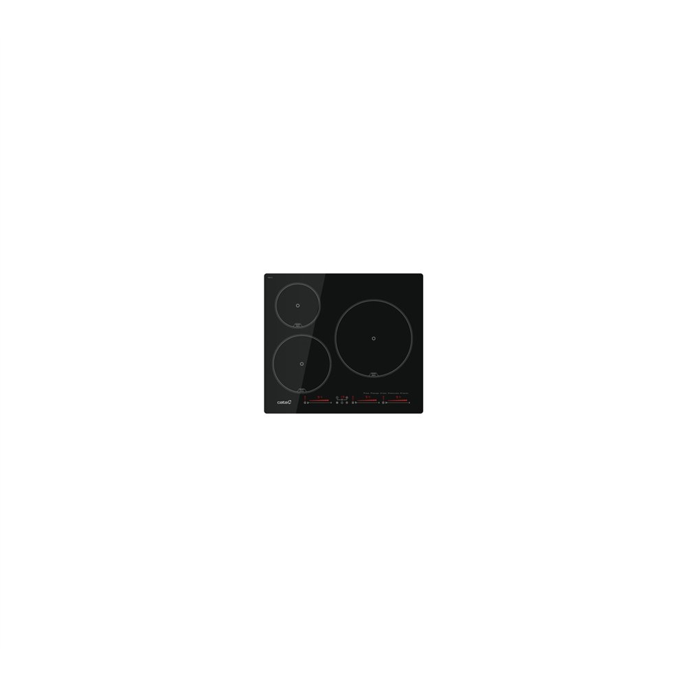 cata ibs 63032 negro integrado 59 cm con placa de inducción 3 zona(s)