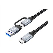 equip 128431 cable usb usb 3.2 gen 2x2 1 m usb a/usb c usb c negro