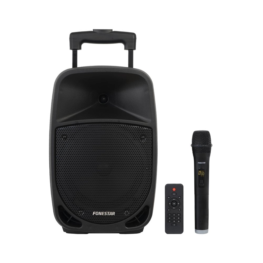 fonestar malibu-308 altavoz negro inalámbrico y alámbrico 100 w