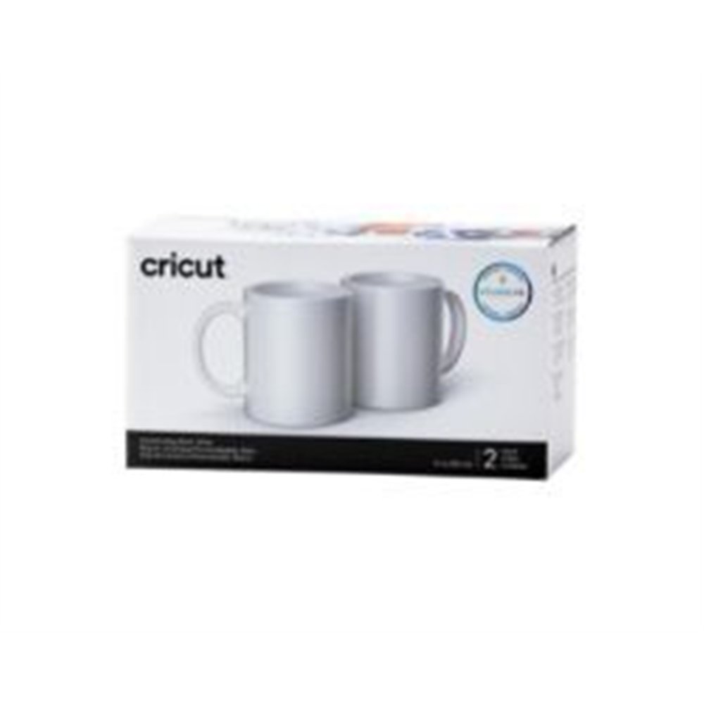 taza cerámica cricut mug blank pack 2 (crc-2007821)