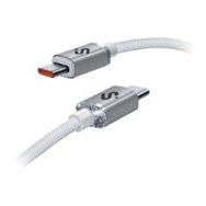 cable subblim usb-c 2.0 m/m 2m blanco (subcab-c06011)
