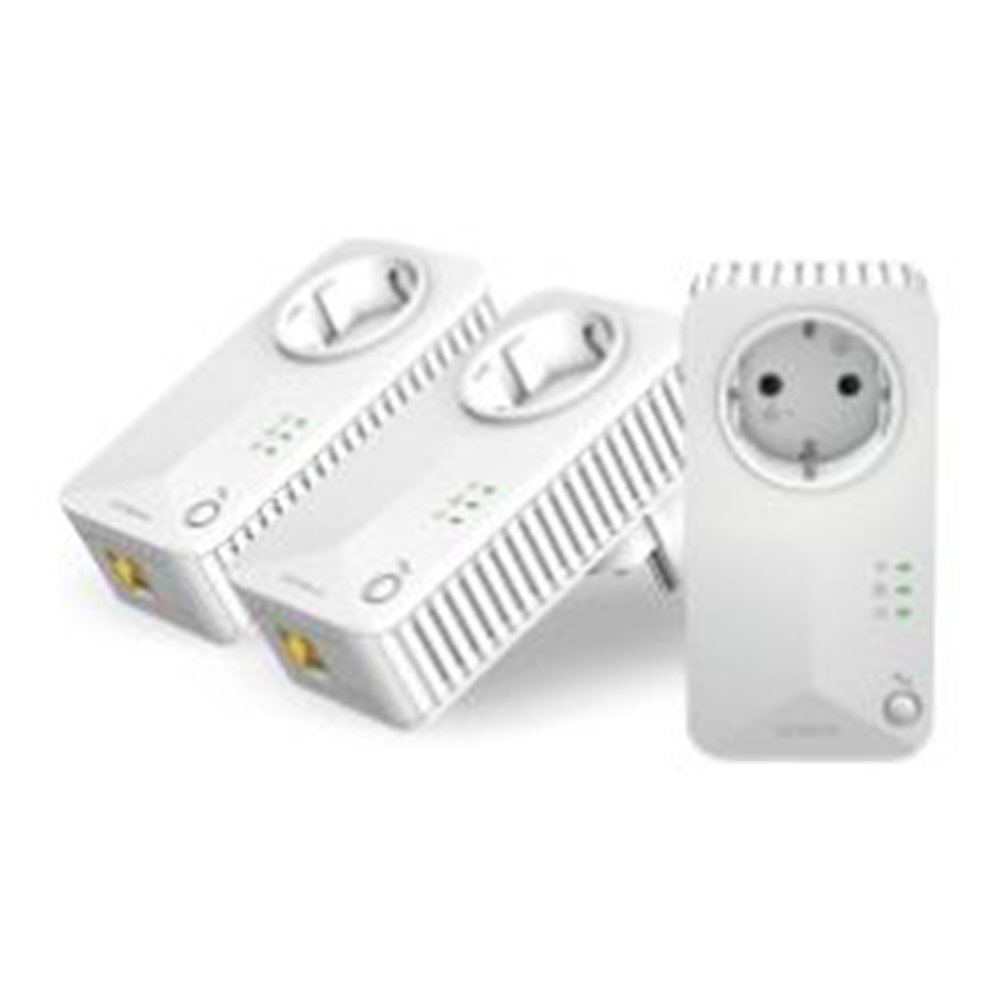 powerline strong ethernet 3 unidades (pl600trieuv2)