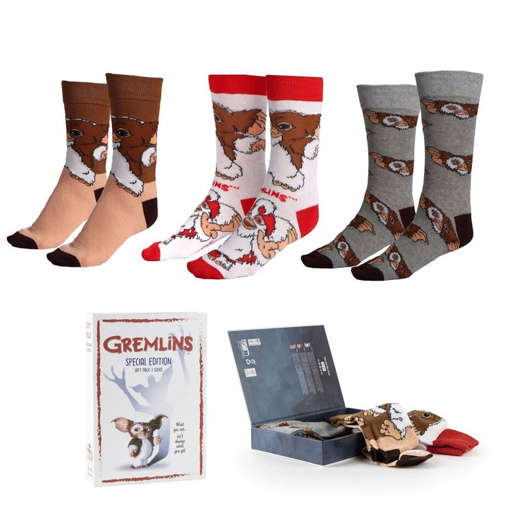set 3 calcetines gremlins adulto