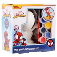 figura yeso para pintar spiderman marvel