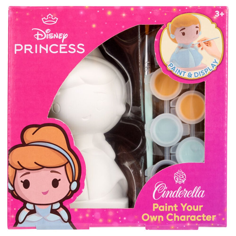 figura yeso para pintar la cenicienta disney