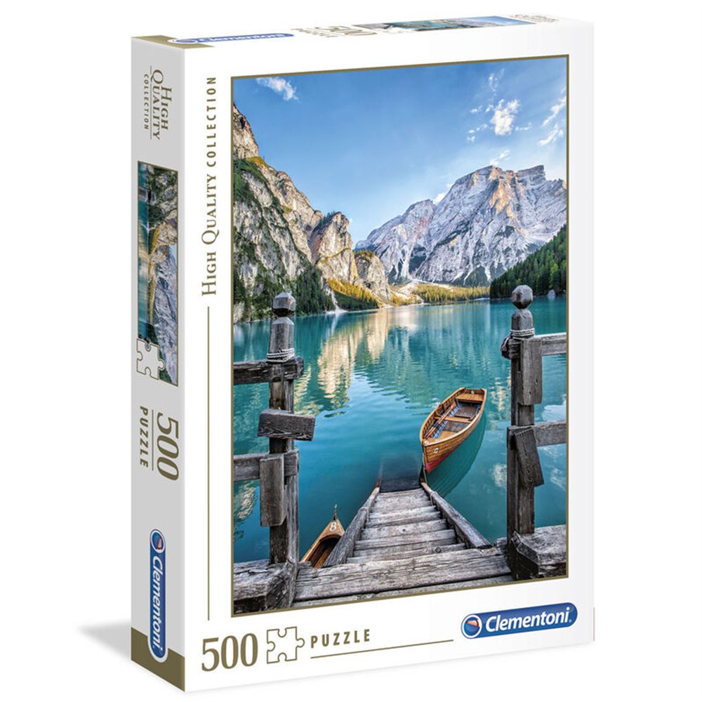 puzzle lago braies 500pzs