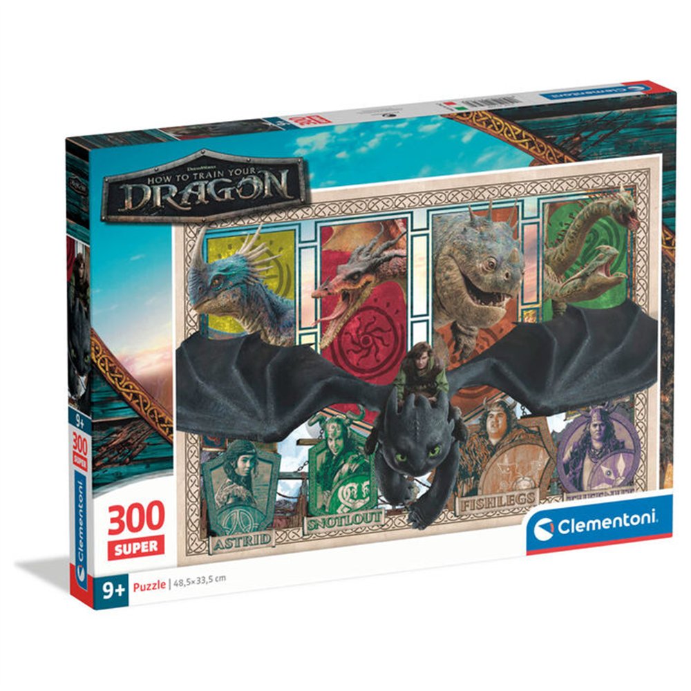 puzzle como entrenar a tu dragon 300pzs