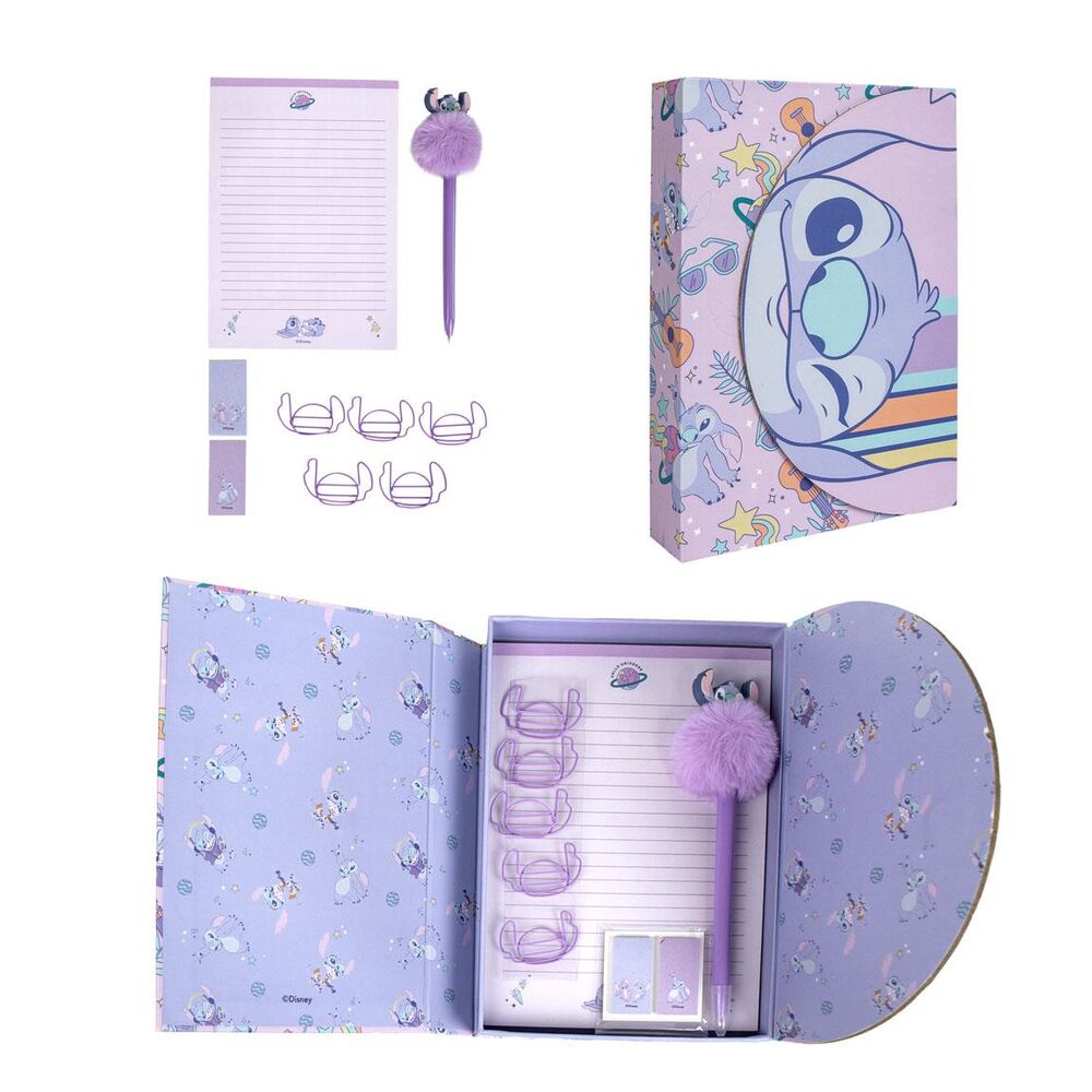 set papeleria stitch disney