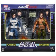 blister 2 figuras punisher & nick fury the punisher gamerverse marvel legends series 15cm