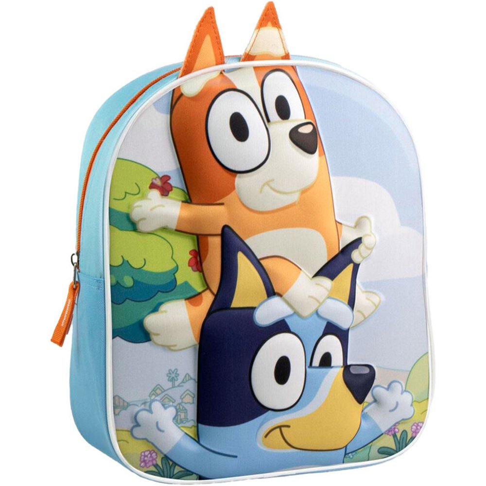 mochila 3d bluey 28cm