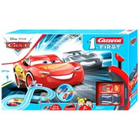 circuito carreras rayo & storm cars disney pixar