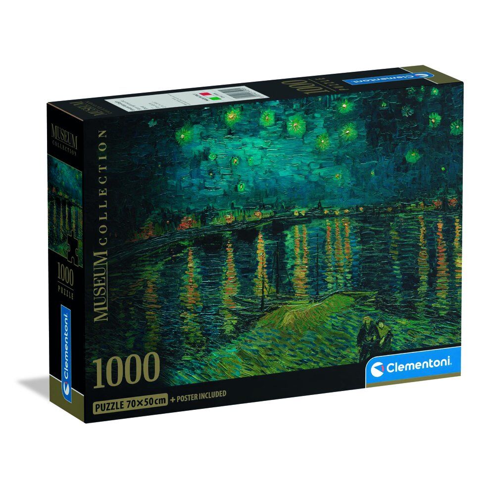 puzzle starry night over the rhone van gogh museum 1000pzs