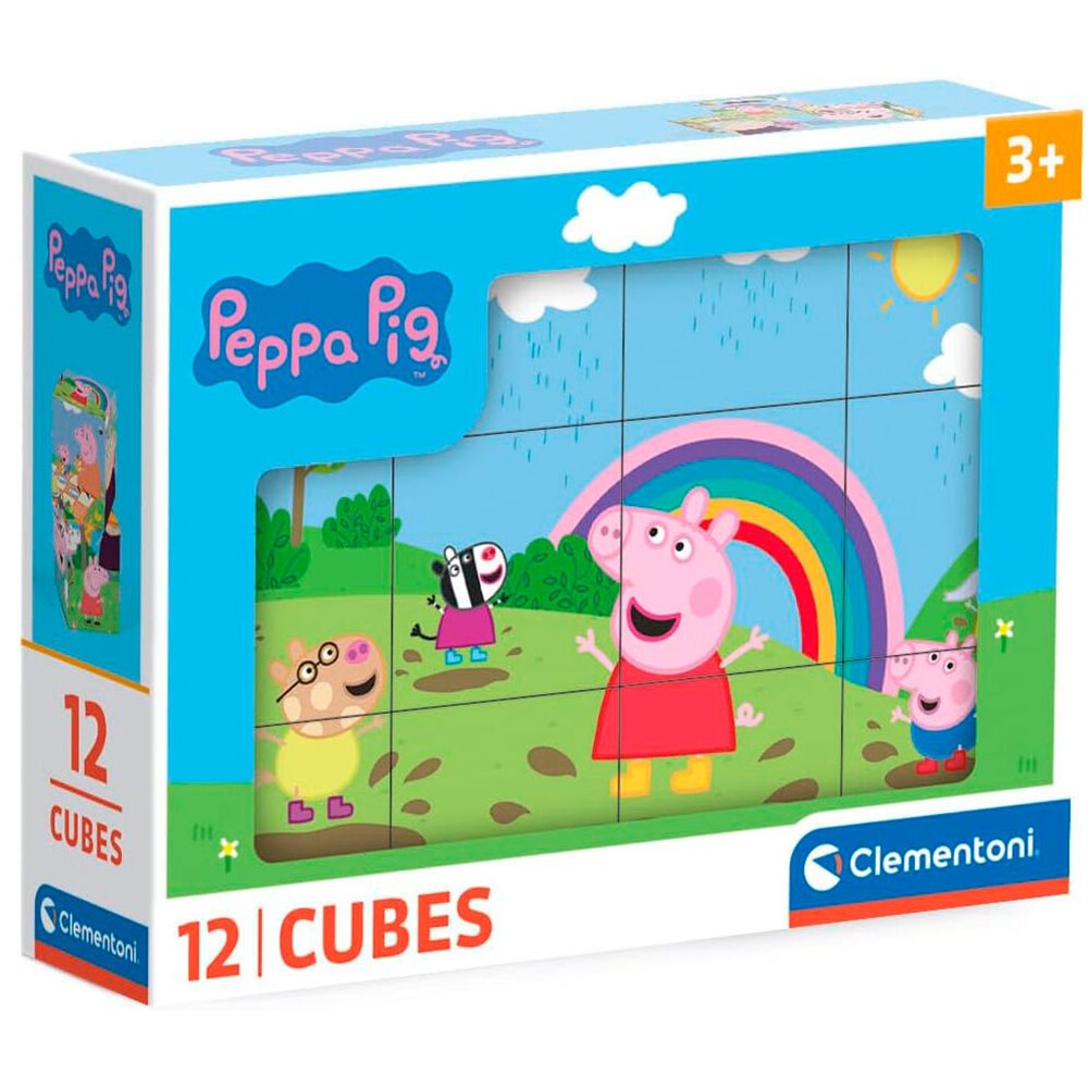 puzzle cubo peppa pig 12pzs