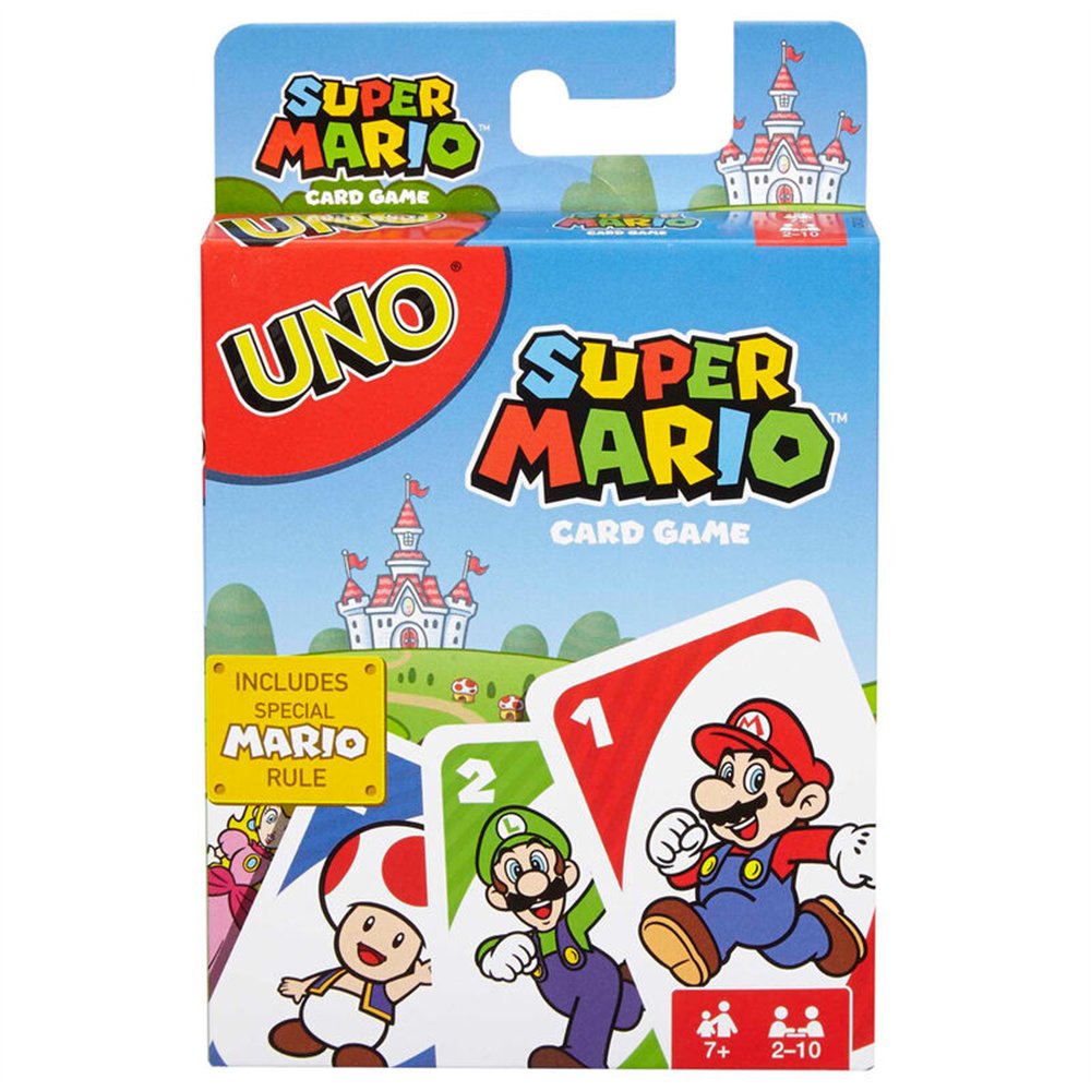 juego cartas uno super mario bros