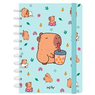 cuaderno a4 bubble tea capibara