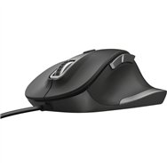 raton trust fyda wired comfort ergonomico eco usb black
