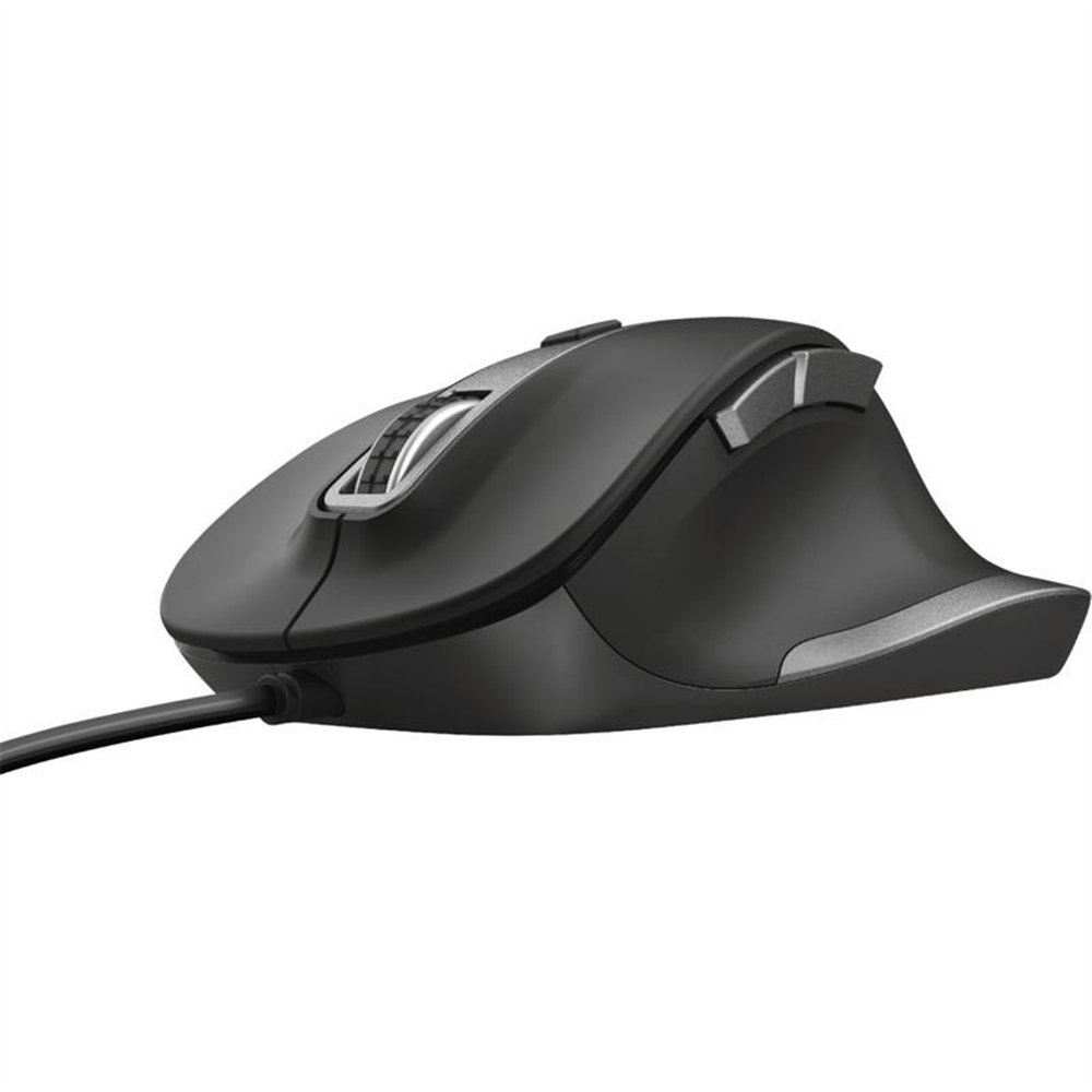 raton trust fyda wired comfort ergonomico eco usb black
