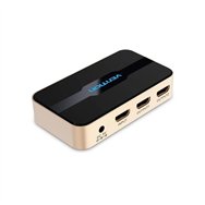 duplicador vention 2xhdmi hembra - hdmi macho gold/black
