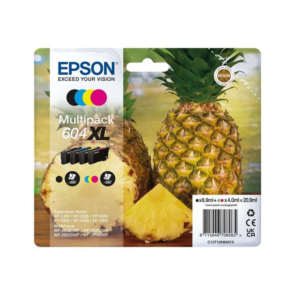 tinta epson c13t10h6401 t10h6 multipack 604xl