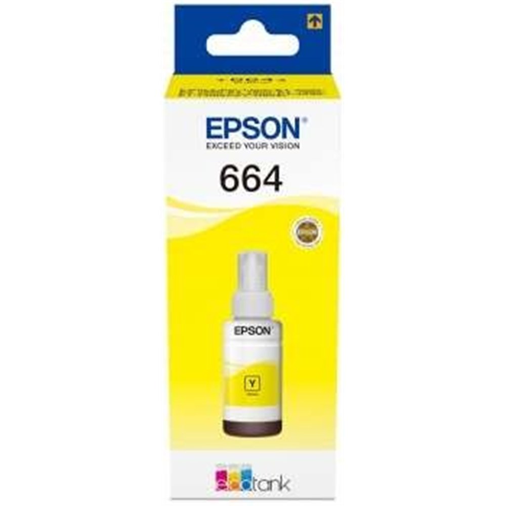 tinta epson l355/l555 bote amarillo 664 ecotank bottle (70ml)