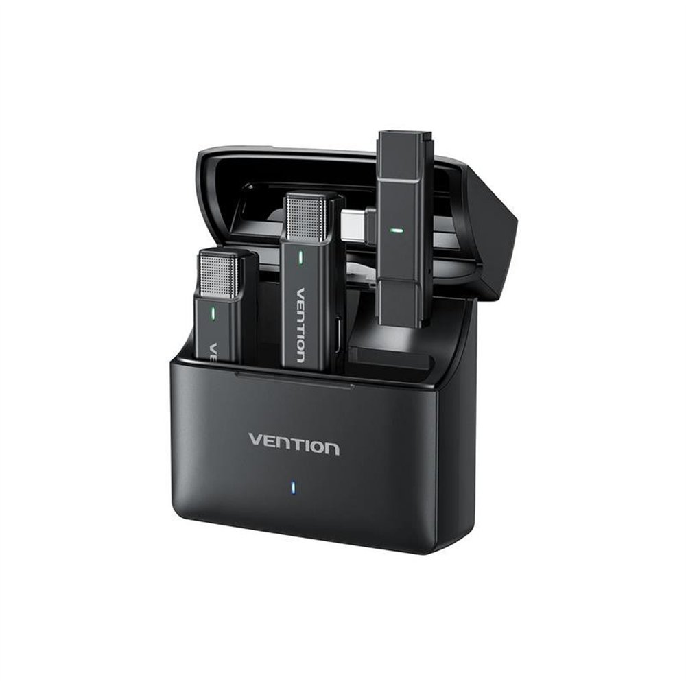 microfono vention usb-c lavalier 2 microfonos pinza wireless
