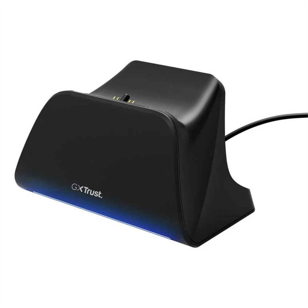 base de carga trust gxt 255 para mando ps5 rgb black