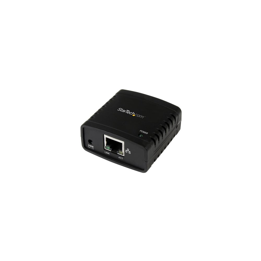 startech.com servidor de impresión en red ethernet 10/100 mbps a usb 2.0 con lpr