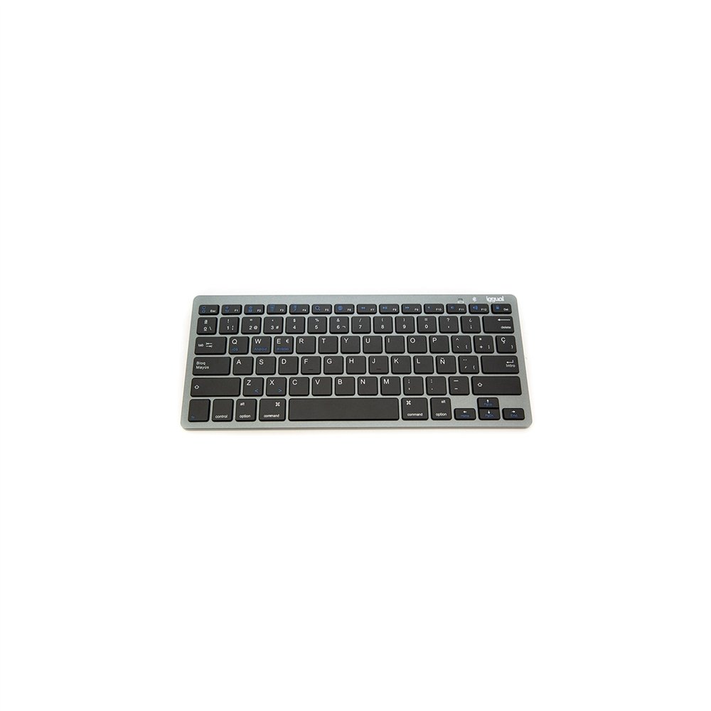 teclado iggual bluetooth qwerty slim tkl-bt negro