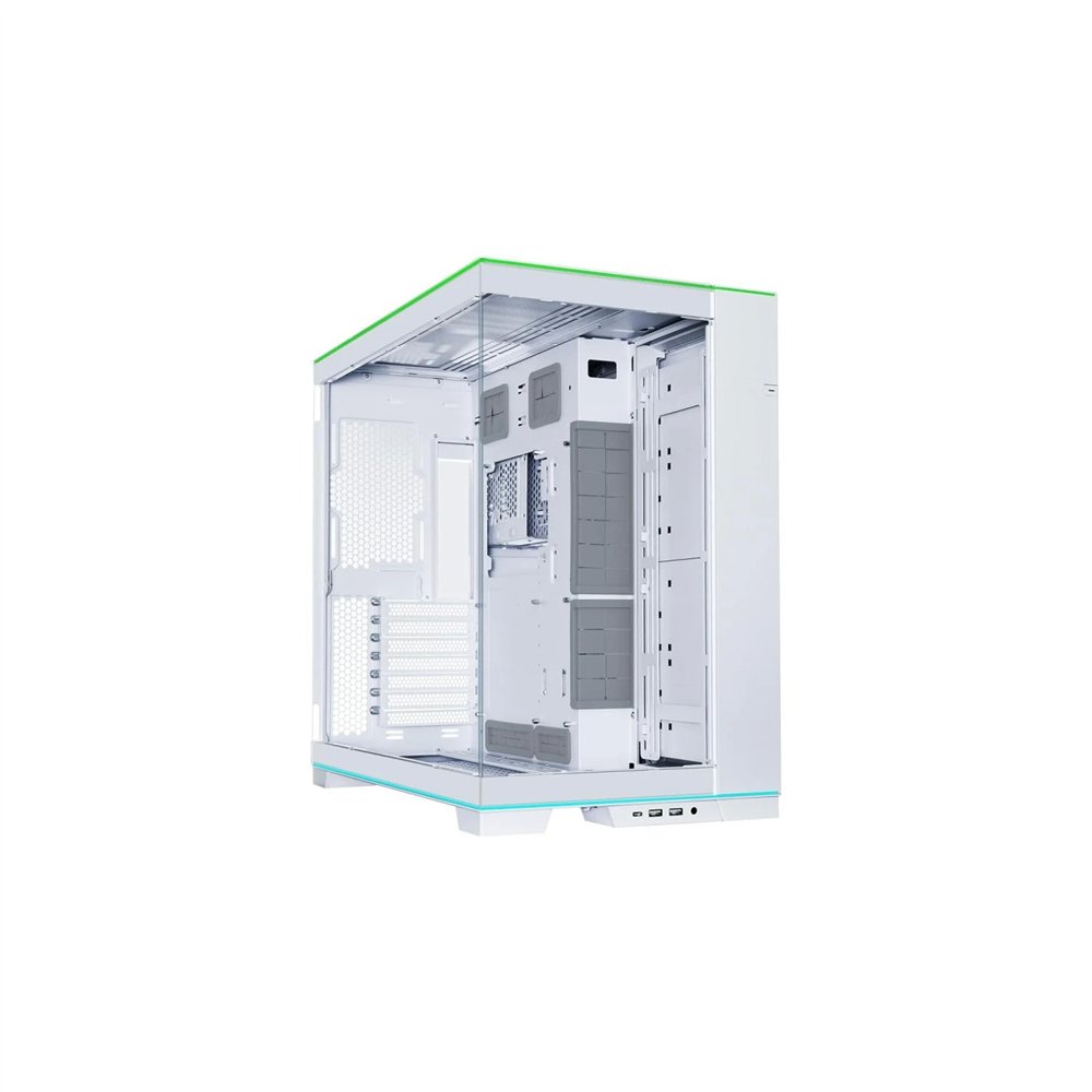 lian-li o11d evo rgb cristal templado usb 3.0 blanca