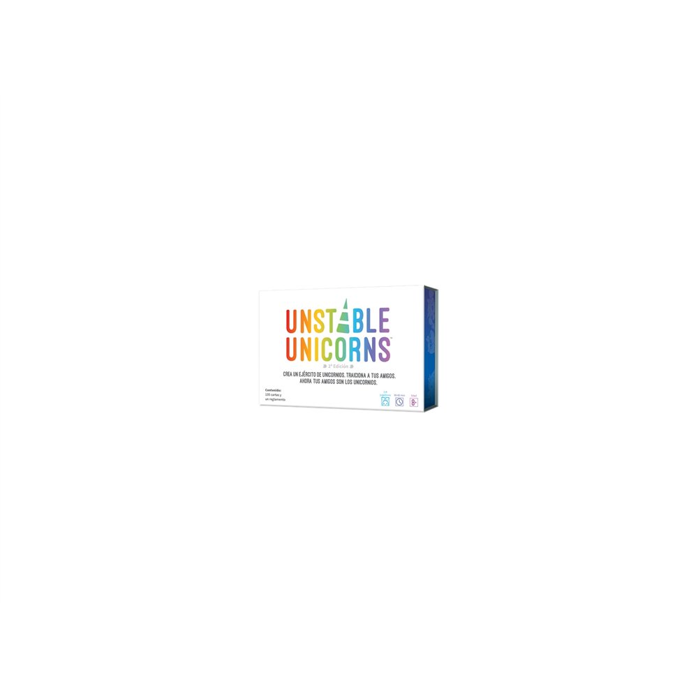 asmodee teeuu01es juego de tablero unstable unicorns juego de cartas estrategia