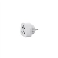celly traveladapter adaptador de enchufe eléctrico tipo f universal blanco