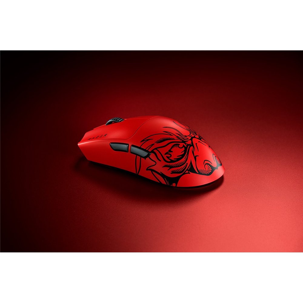 razer viper v3 pro faker edition ratón juego mano derecha rf wireless + usb type-c óptico 35000 dpi