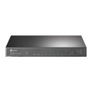 switch tp-link 9xrj45 gbe 1xsfp poe gris (tl-sg1210p)