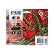 tinta epson 503xl pack negro/tricolor (c13t09r64010)