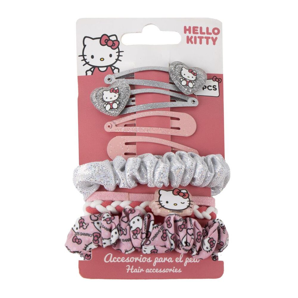 blister accesorios pelo hello kitty
