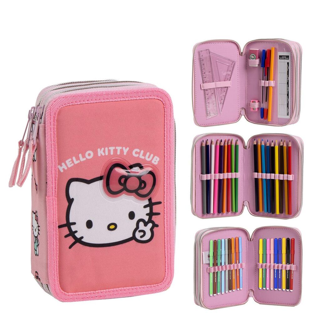plumier hello kitty triple