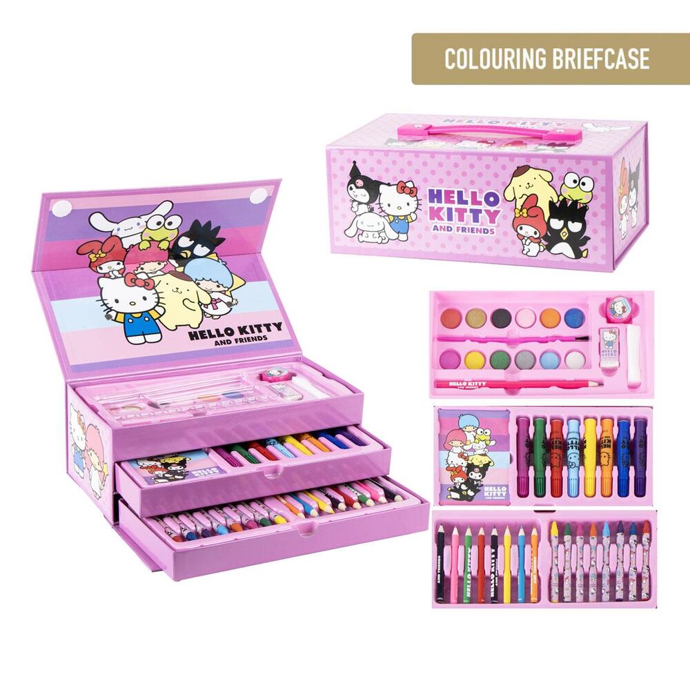 maletin coloreable hello kitty