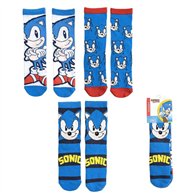 set 3 calcetines sonic the hedgehog