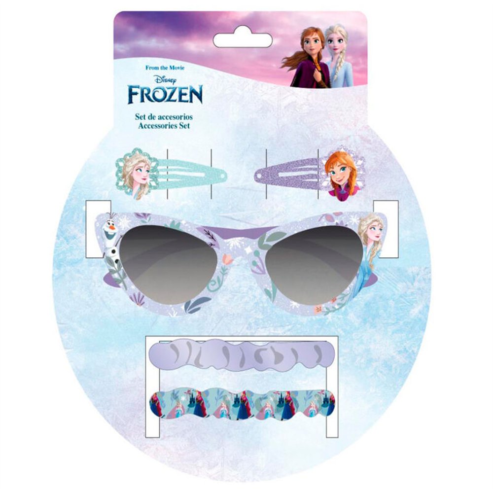 set belleza + gafas sol frozen disney