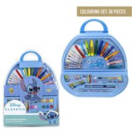set papeleria stitch disney 50pzs