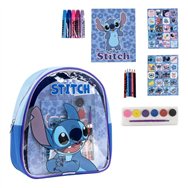 set papeleria mochila stitch disney