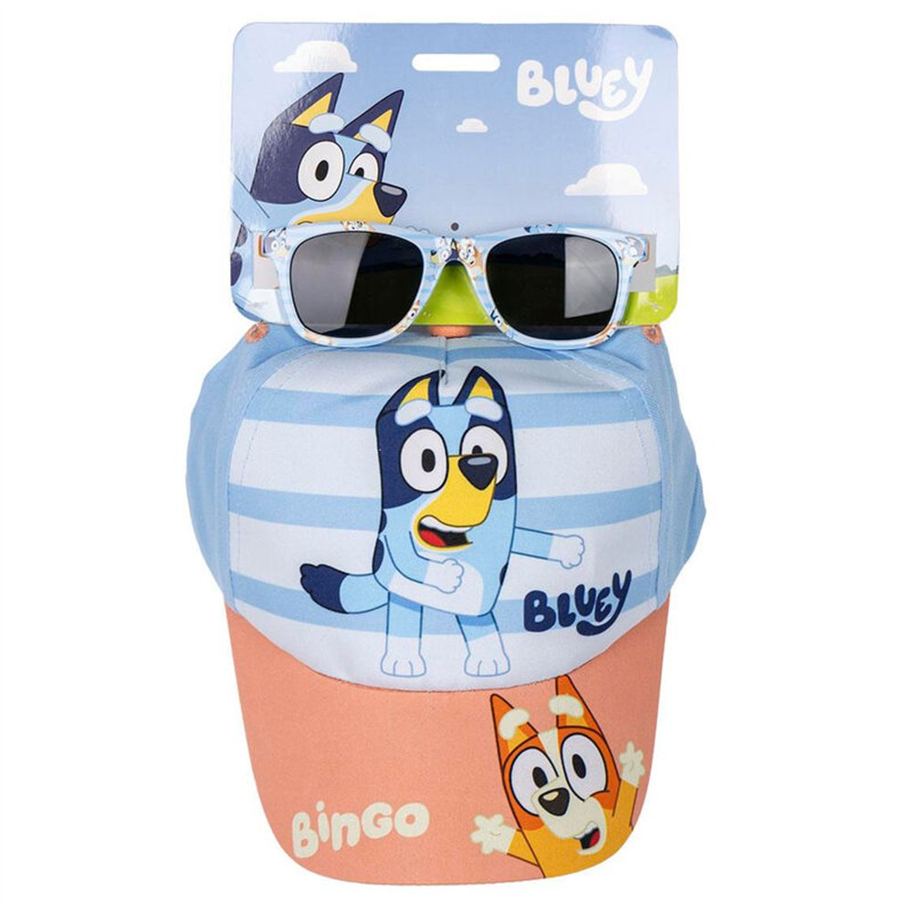 set gorra + gafas sol bluey