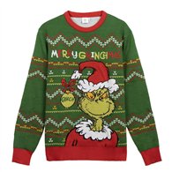 jersey punto navideño grinch