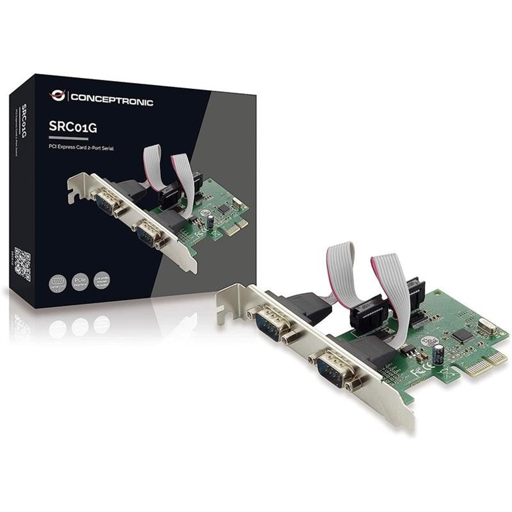 tarjeta conceptronic pci-ex 2 puertos serie low profile